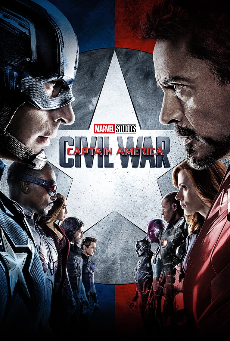 Captain America Civil War movie poster